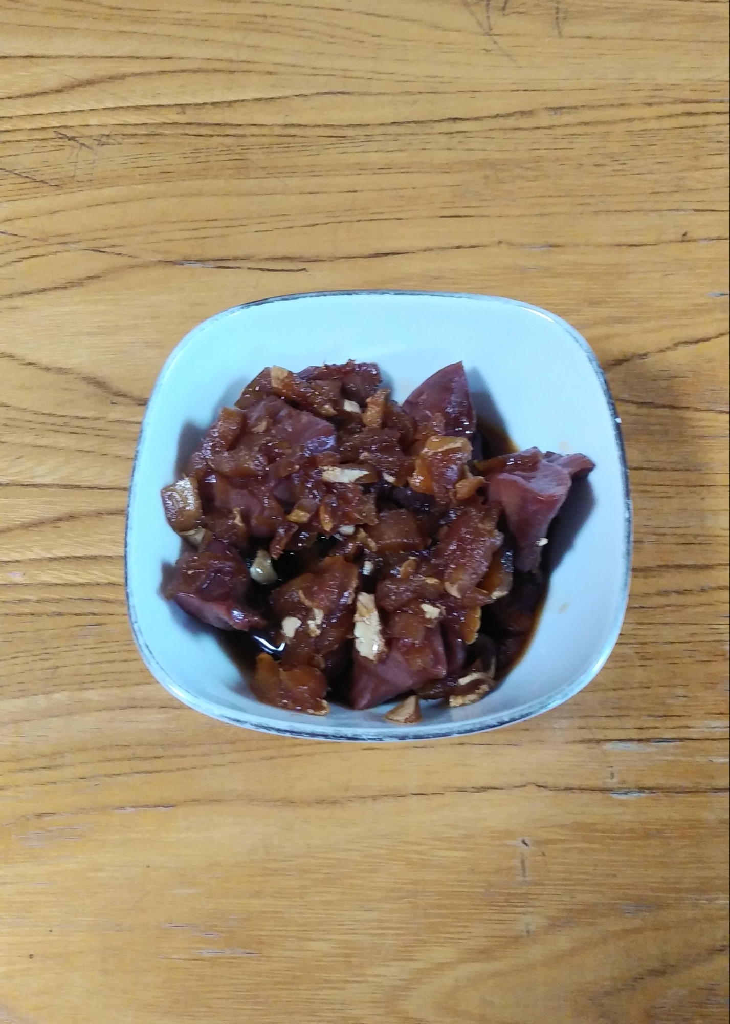 おつまみにも　おかずにも　砂肝煮物