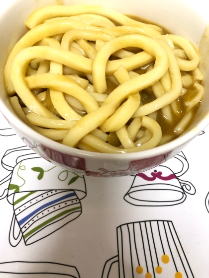 残ったカレーで☆簡単カレーうどん