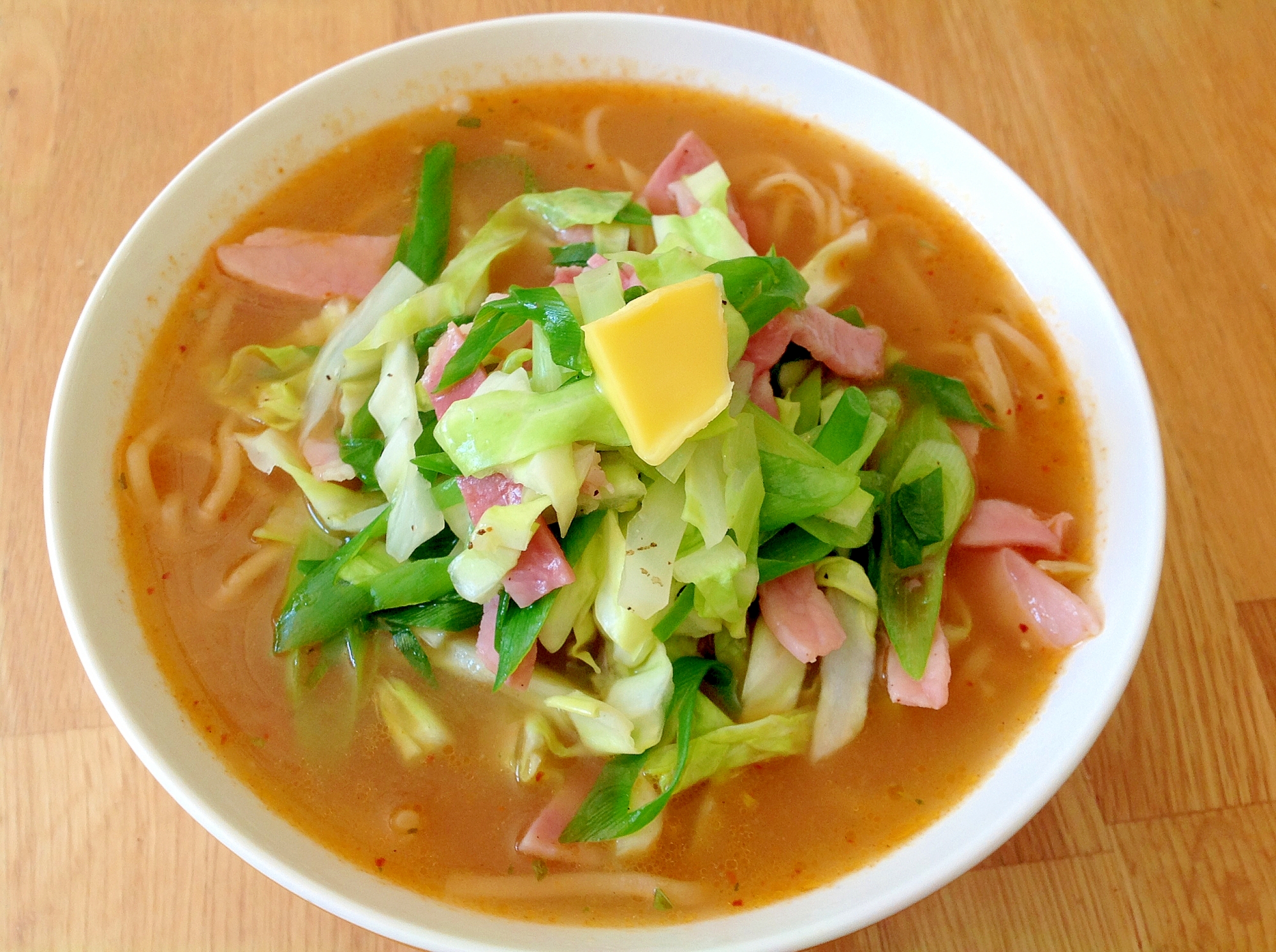 味噌ハム野菜ラーメン