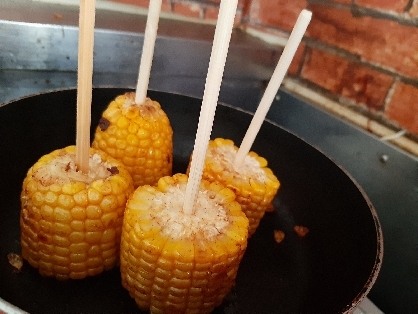 バター醤油とうもろこし！