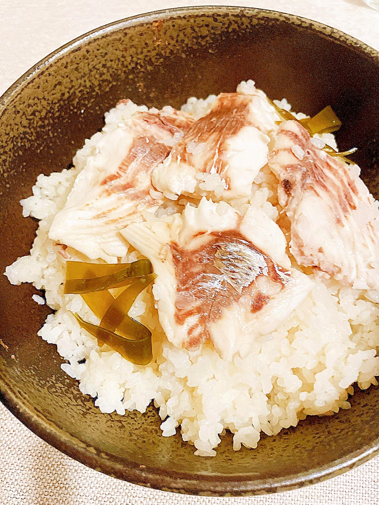 ふつう☆鯛めし