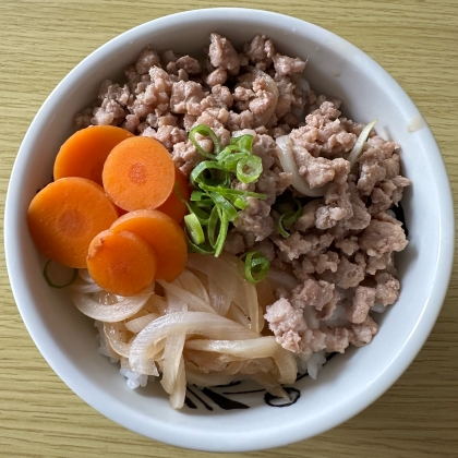 ホットプレート☆鶏そぼろ☆三色どんぶり