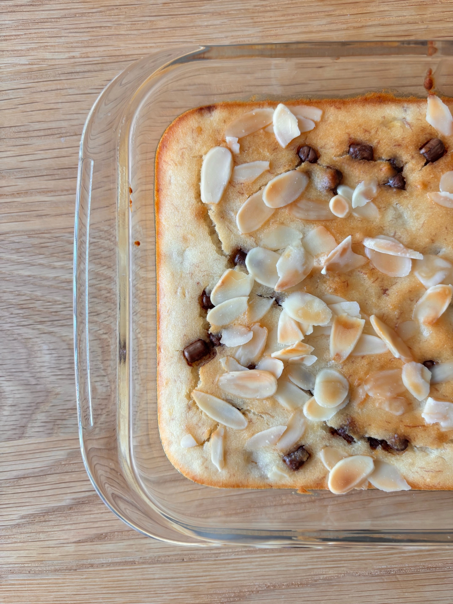 もっちり米粉のチョコバナナケーキ