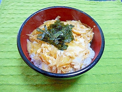 めんつゆで簡単卵丼