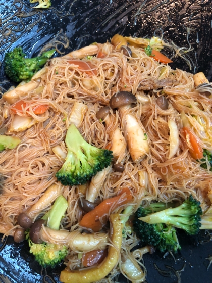 簡単で美味しい♪焼きビーフン