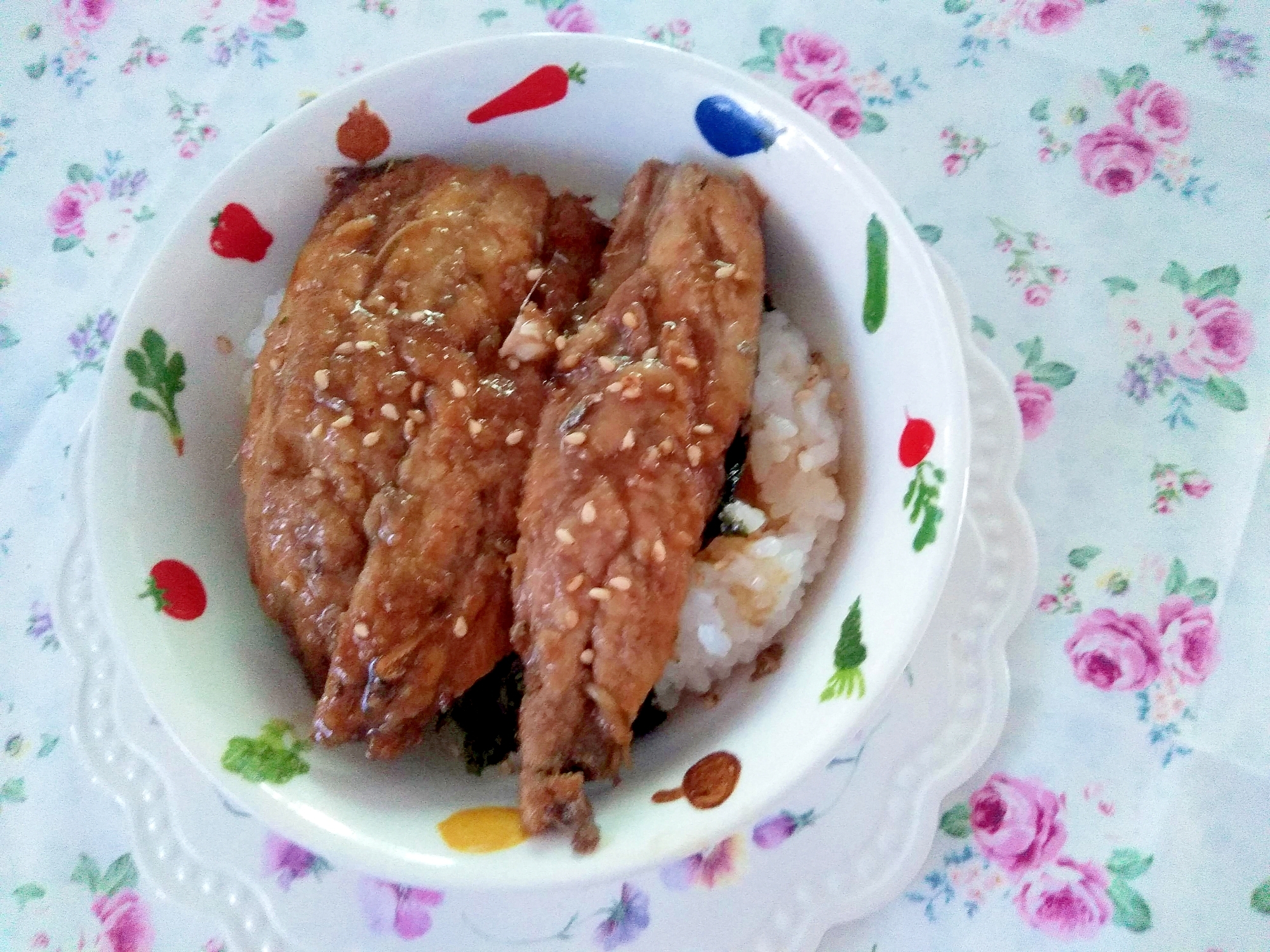 いわしの蒲焼き丼