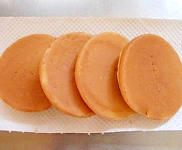マヨネーズ入りホットケーキのバンズ