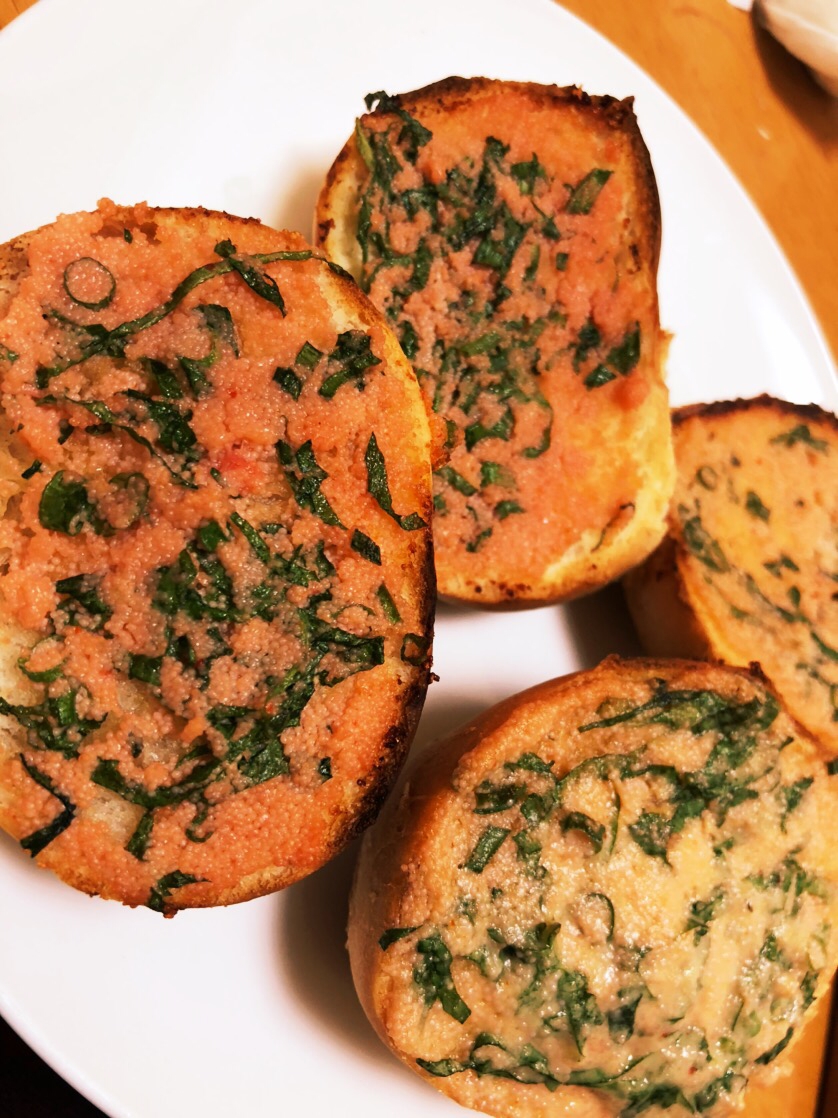 オリーブオイルで簡単明太子パン レシピ 作り方 By ごんべちゃん 楽天レシピ