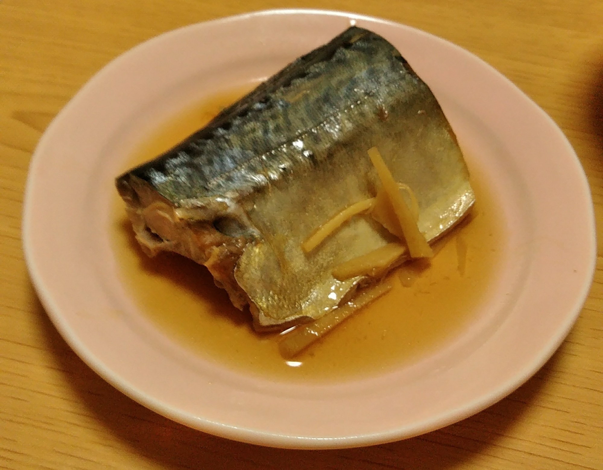 鯖の生姜しょうゆ煮