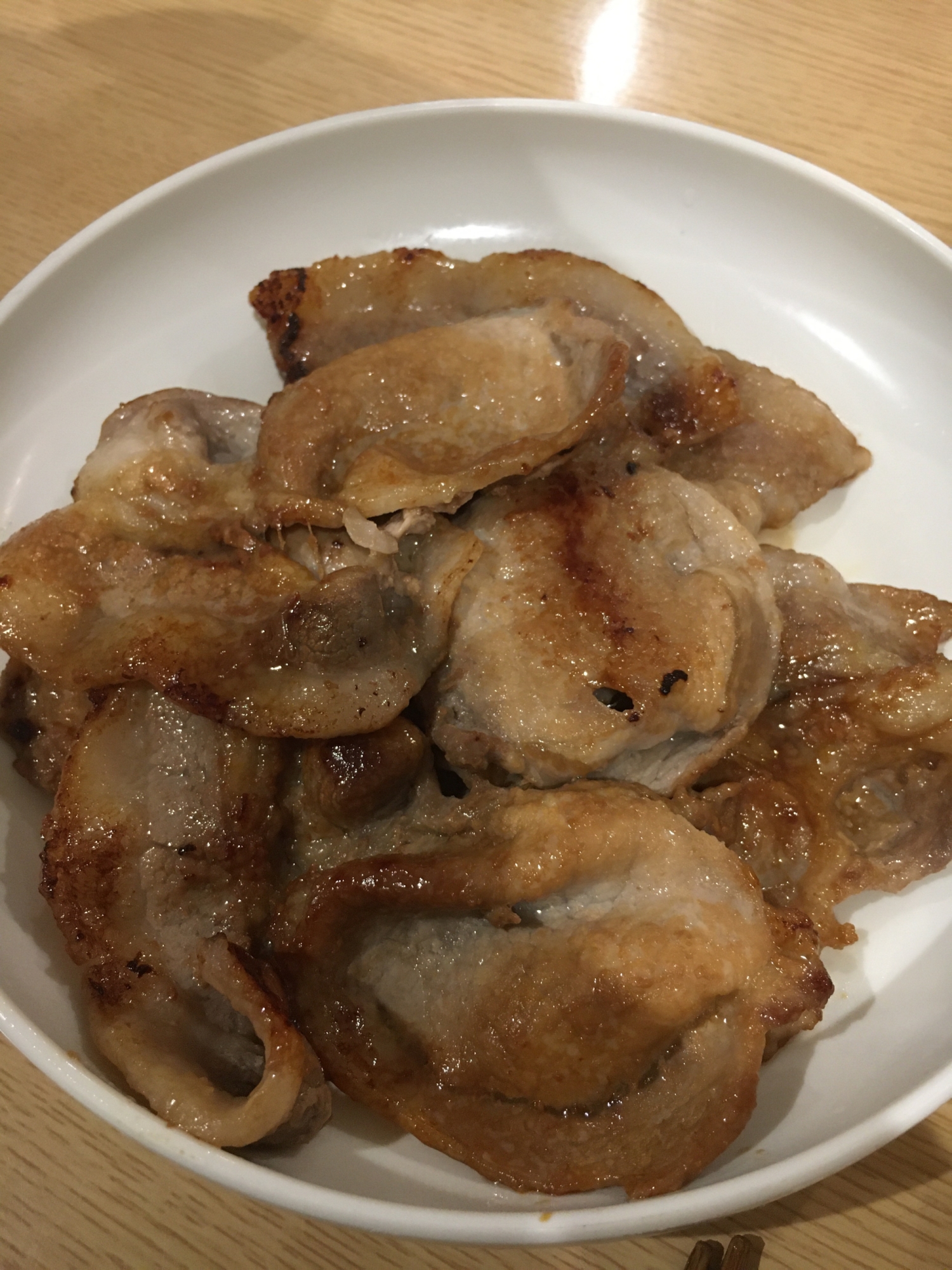 豚肉しょうが焼き