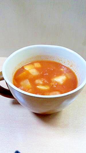 簡単★ほっこり根菜のトマトスープ