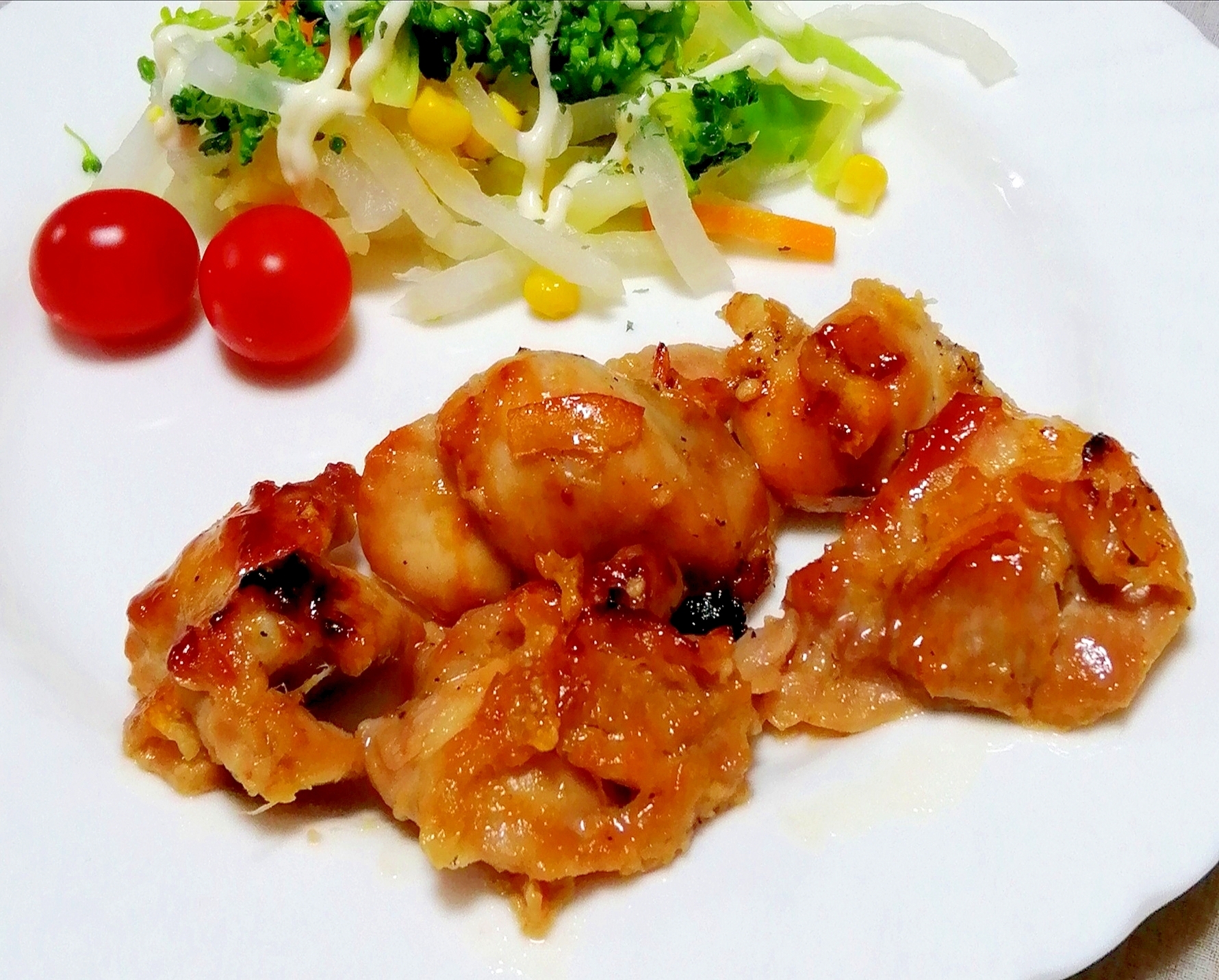 漬けて焼くだけ！ママレードチキン⭐キャンプ飯にも