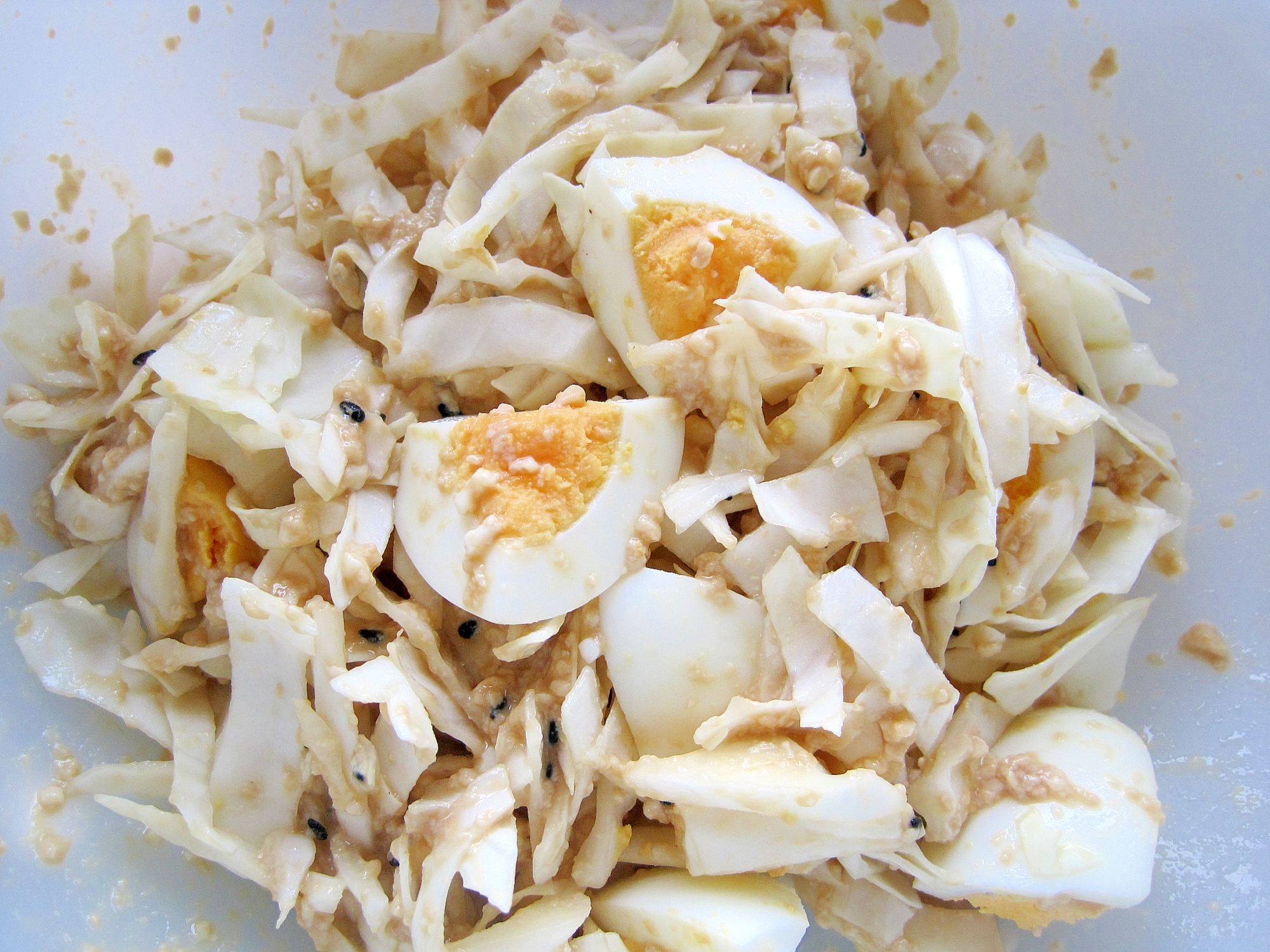 豆腐ドレッシングの卵サラダ