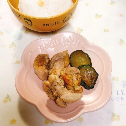 鶏肉とズッキーニの甘酢炒め