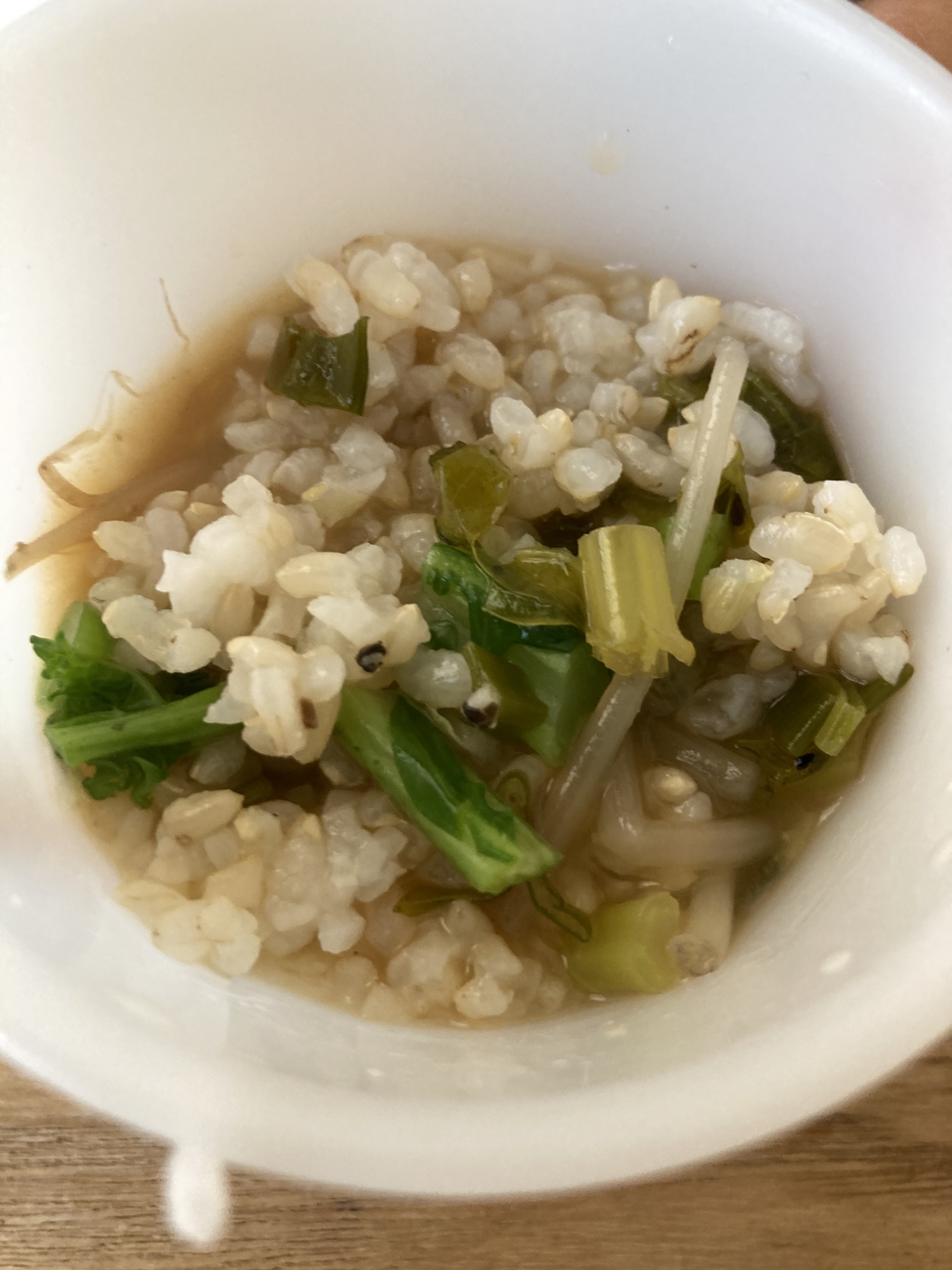 子どもの味噌雑炊ご飯！