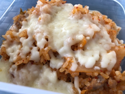 チーズとよく合う‼豚キムチチャーハン