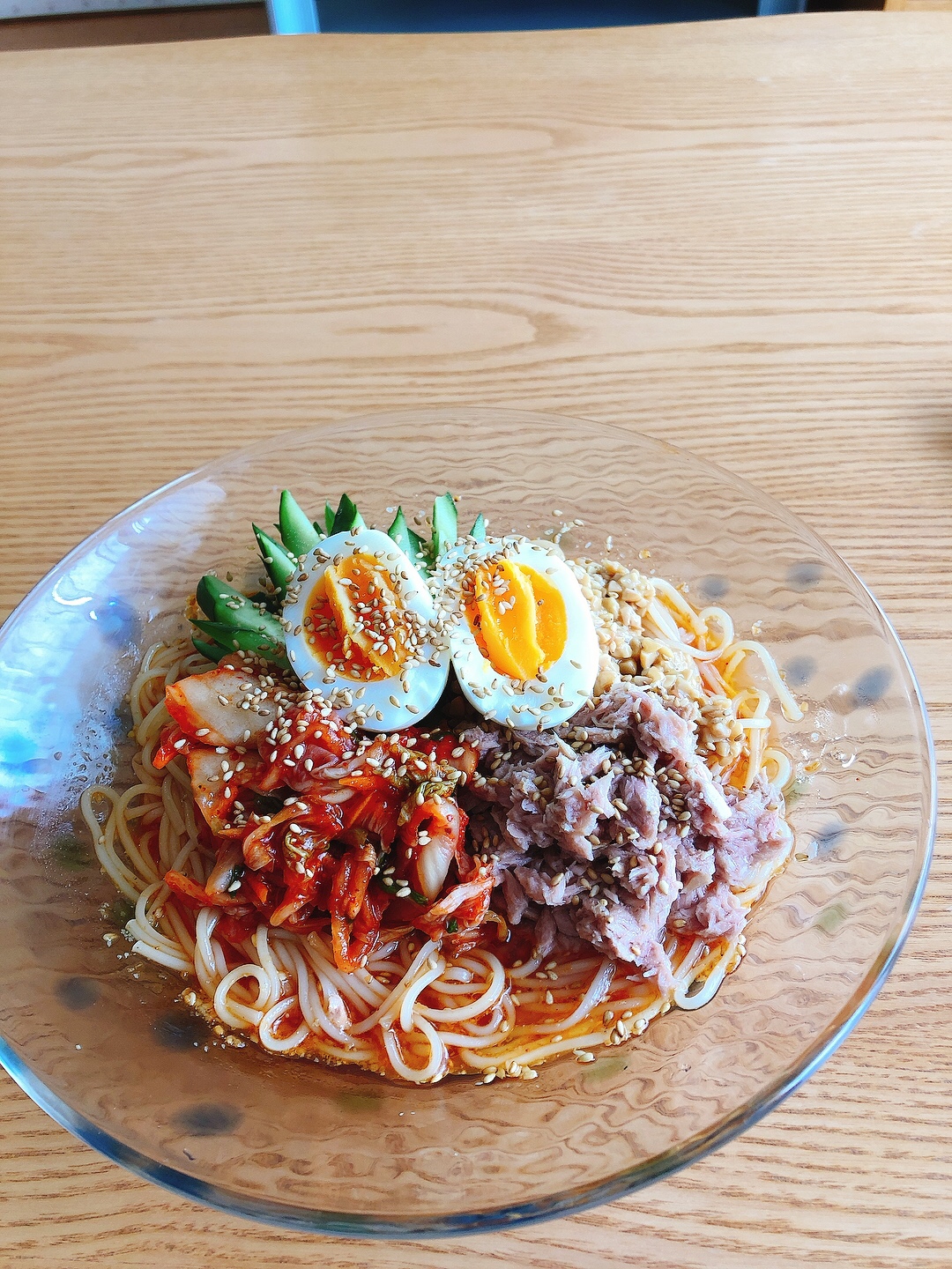 夏にぴったり！そうめんのビビン麺風