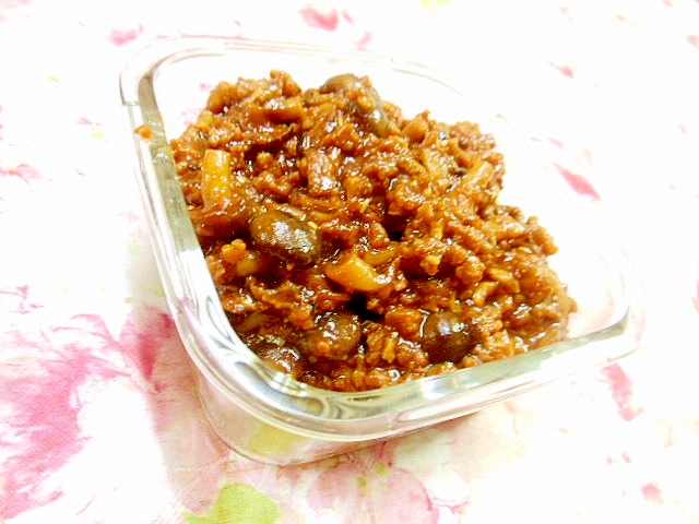 甘くピリッと 甜麺醤と豚ひき肉の肉味噌 レシピ 作り方 By 小太郎１２１２ 楽天レシピ