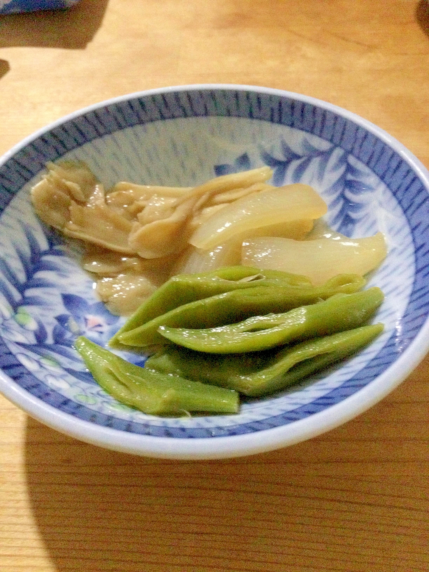 舞茸玉ねぎモロッコインゲンの煮物♪