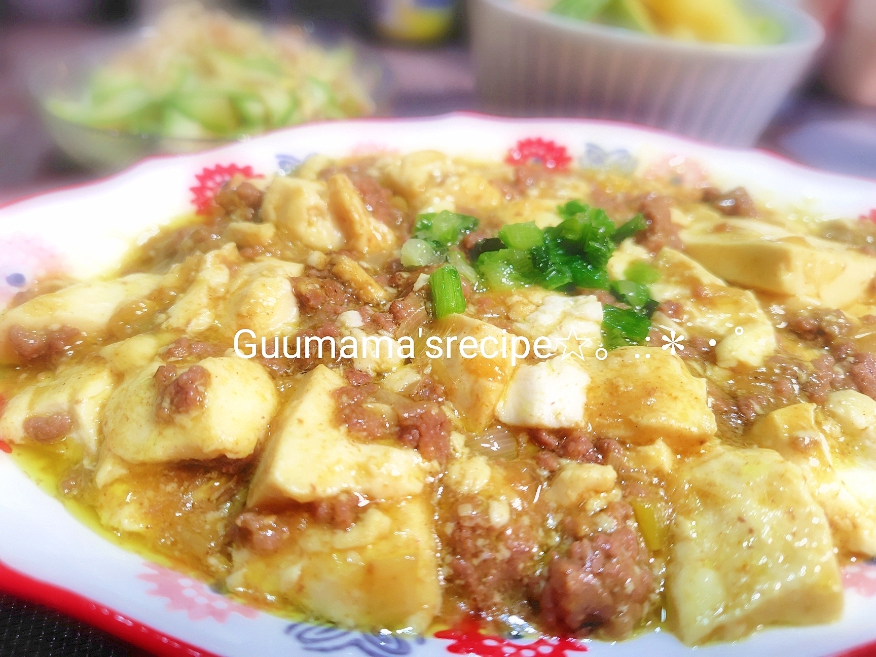 2つの良いとこ取り♡おだし香る♡和風カレー麻婆豆腐