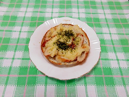 竹輪チーズトースト