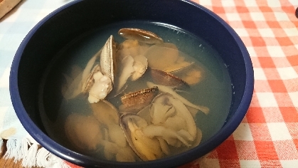 ホッと一杯！あさりと舞茸のお吸い物