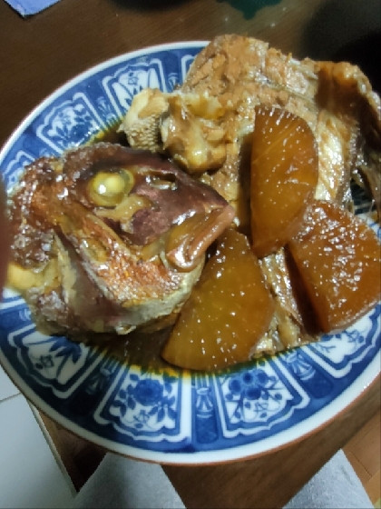 鯛のあらと大根の煮物