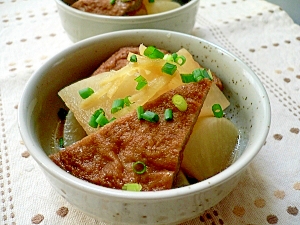 じゃこ天と大根の煮物