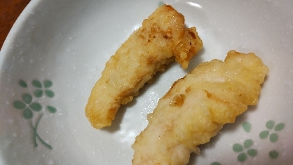 天ぷら粉と醤油でササミの鶏天☆