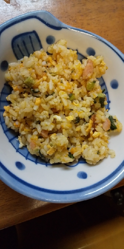 簡単ネギ炒飯