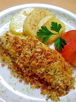 簡単ヘルシー オーブンでカリカリ香草パン粉焼き レシピ 作り方 By はちわれ413 楽天レシピ 簡単ヘルシー オーブンでカリカリ香草パン粉焼き レシピ 作り方 By はちわれ413 楽天レシピ