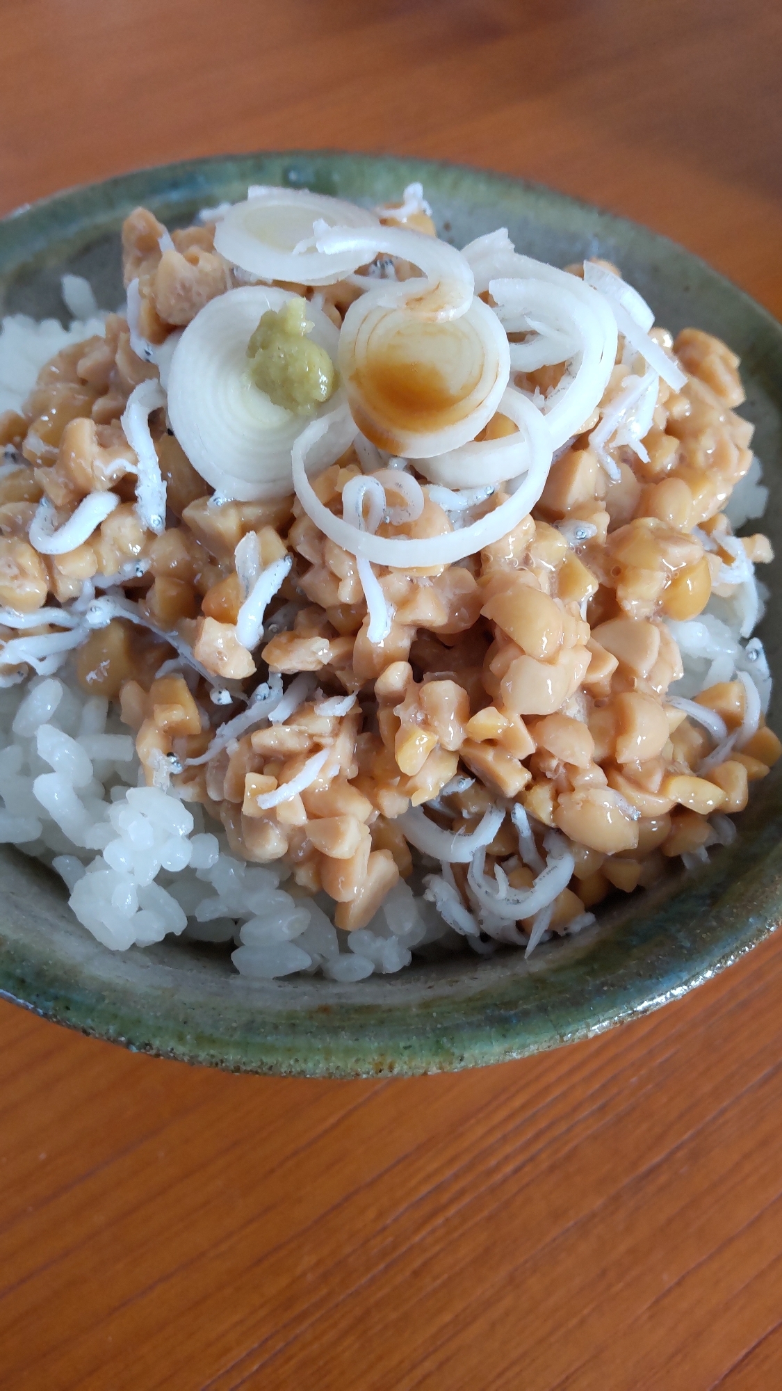 ひきわり納豆しらす丼☆