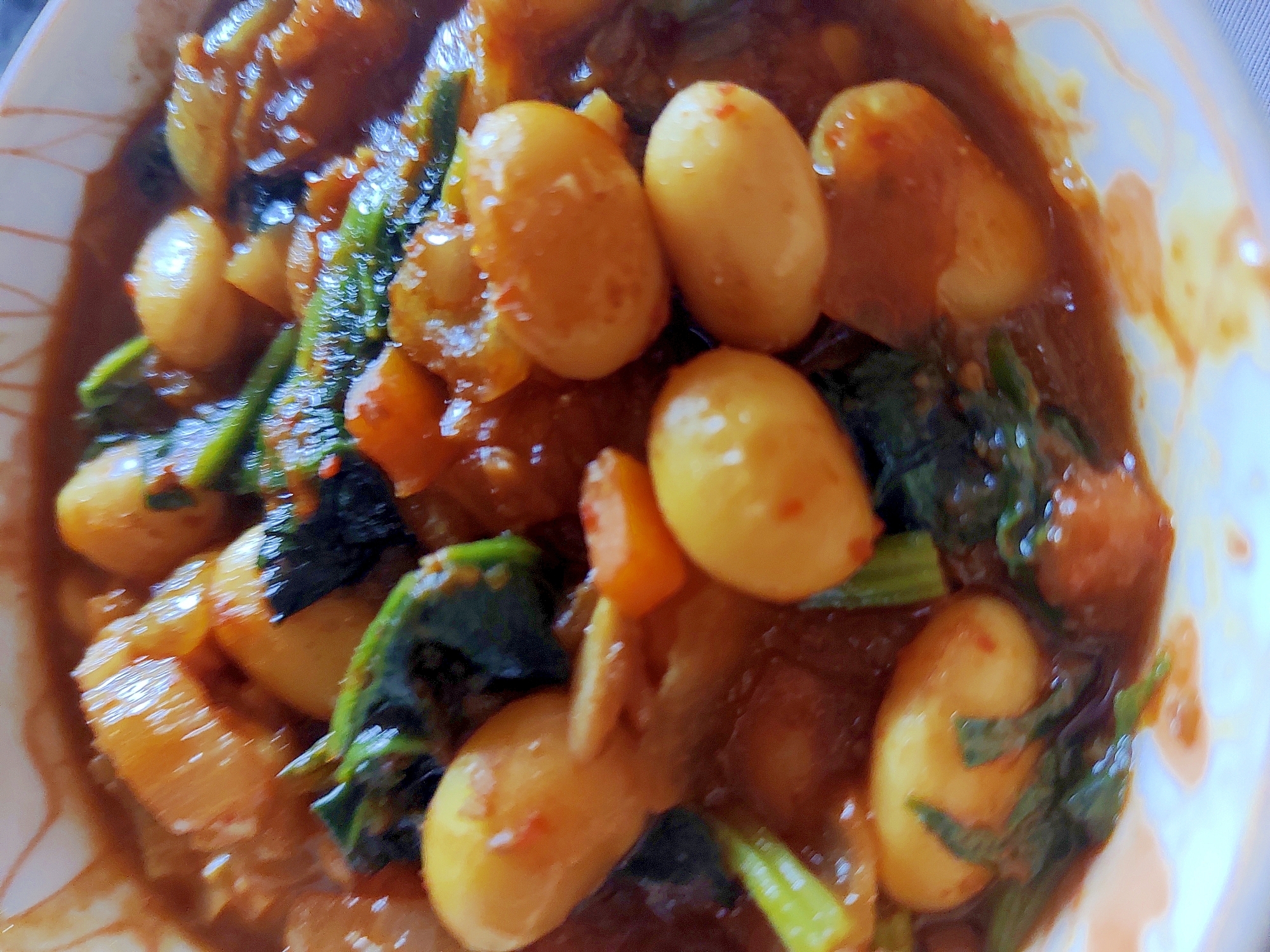 大豆と野菜のスパイスカレー