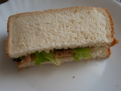 余った唐揚げを使って☆甘辛チキンサンドイッチ