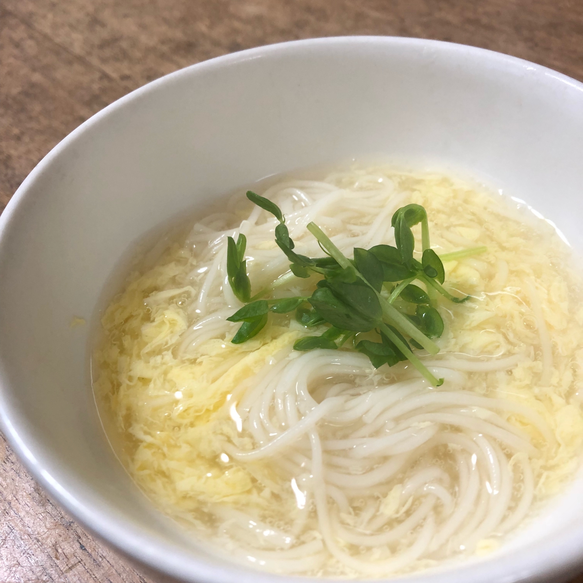 卵ふわとろにゅうめん