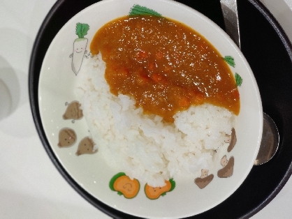 大人の中辛カレーで　子供用カレーも一緒に作りましょ