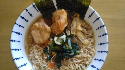 冷凍ほうれん草ラーメン