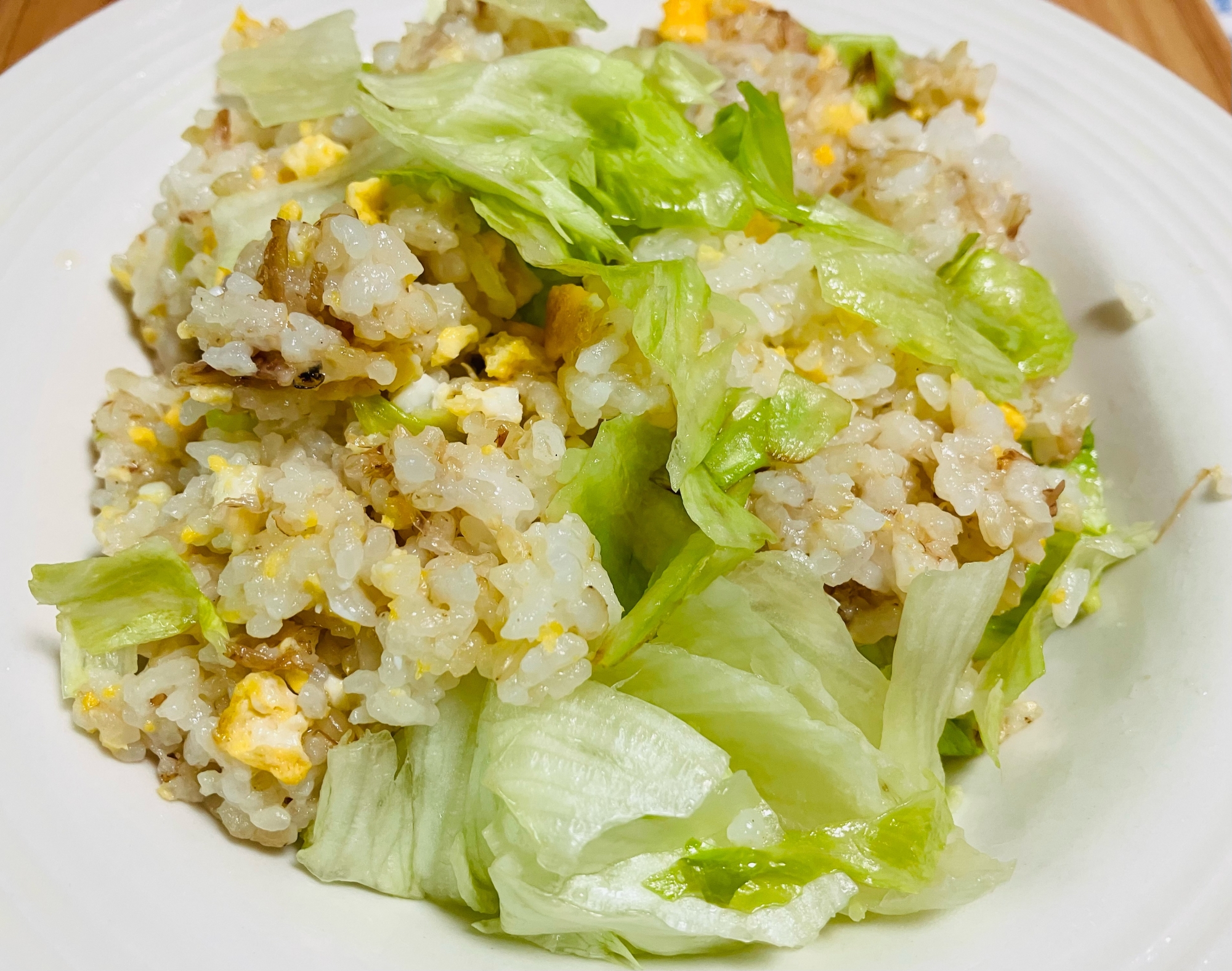 おかかレタス炒飯