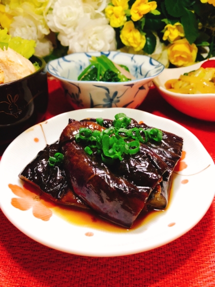 茄子のバター醤油