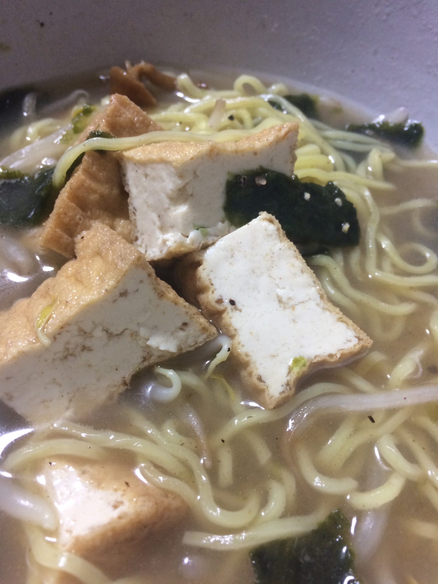 厚揚げラーメン