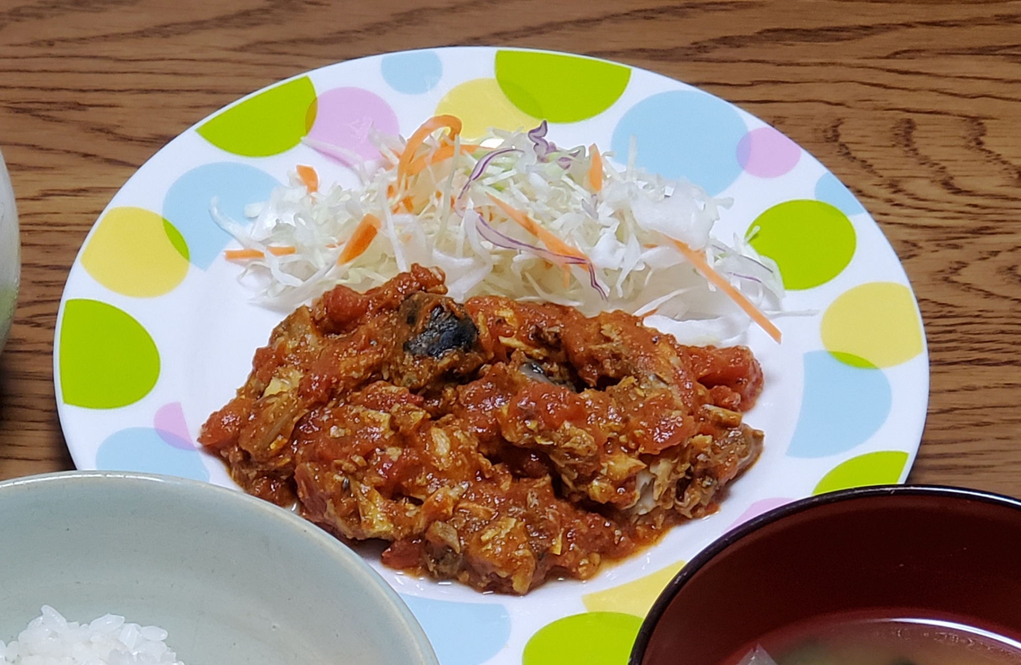 さば缶のトマトカレー煮