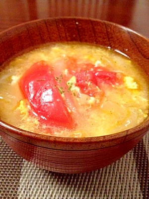 簡単 パンにもご飯にも合う トマトと卵のスープ レシピ 作り方 By ちゃちゃまる 楽天レシピ 簡単 パンにもご飯にも合う トマトと卵のスープ レシピ 作り方 By ちゃちゃまる 楽天レシピ