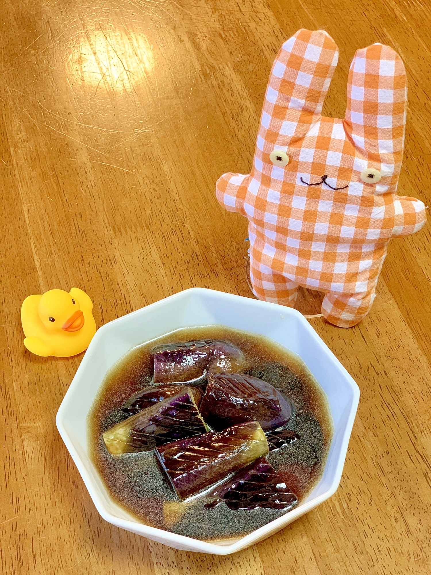 めんつゆとごま油でナスの焼き浸し