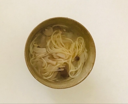 シンプル葱にゅうめん