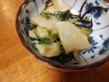 大根と塩昆布の即席漬け