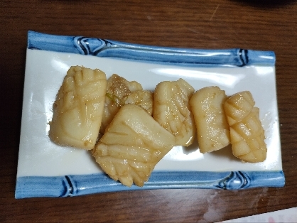 冷凍イカで柔らかく仕上がる♫いかの照り煮