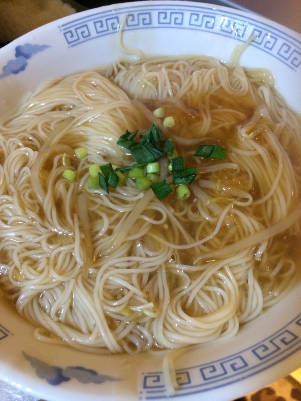 そうめん消費！！あんかけそうめん★ラーメン風★