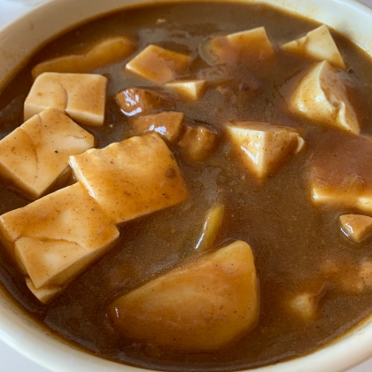 豆腐カレー美味しかったです(๑❛ڡ❛๑)☆辛いカレーがお豆腐でまろやかに♪胃腸に優しい*ꕤ*.ﾟごちそうさまでした(ㅅ•᎑•)♡