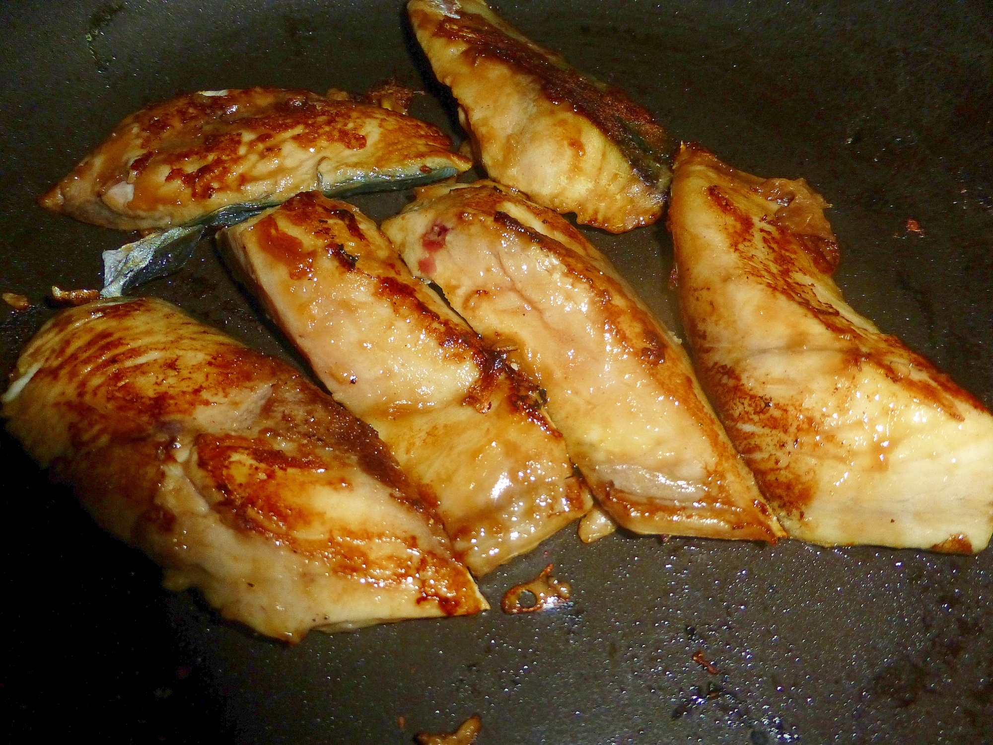 サバの焼肉のタレ焼き