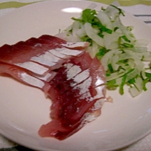 塩つばすのお刺身風サラダ レシピ 作り方 By カゲジジ 楽天レシピ 塩つばすのお刺身風サラダ レシピ 作り方 By カゲジジ 楽天レシピ